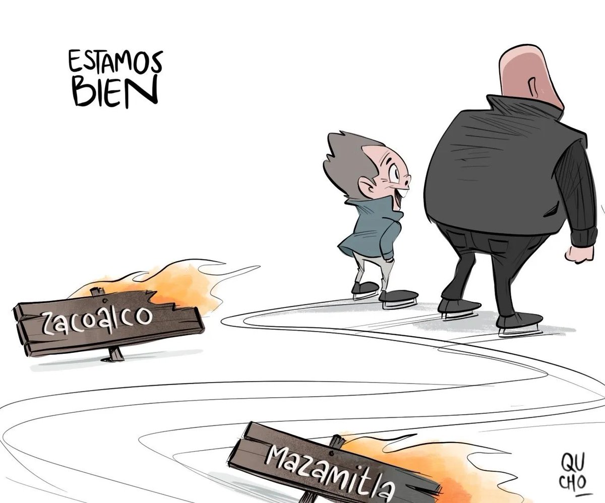 ogomeze's tweet photo. Todo bien en Jalisco, a seguir patinando...
El cartón del día del gran @qucho https://t.co/DEhPlM0eyA