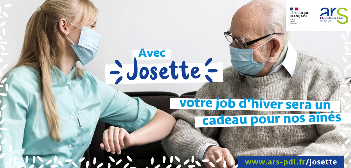 📍 Vous êtes étudiant et vous cherchez un job cet hiver ? ☀ Passez le message !
La plateforme #Josette dédiée aux métiers de la santé, réouvre ses portes ! Inscription en quelques clics pour déposer votre candidature 
➡️ ars-pdl.fr/josette