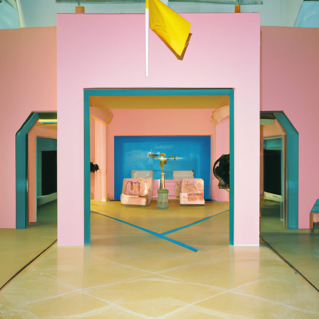 "After PoMo interior - made with @NightCafeStudio 

creator.nightcafe.studio/creation/qihfP…

#aiart #nightcafe #digitalart