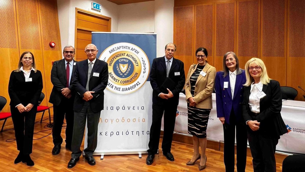cylpap's tweet photo. 🌍International Anti-Corruption Day! 

👉On December 9, 2022, members of the board of the LPAP attended an event organised by the Independent Authority Against Corruption, regarding the phenomenon of corruption. 

#LPAP #IndependentAuthorityAgainstCorruption #Lobbying #Cyprus https://t.co/3N0XTij4Bw