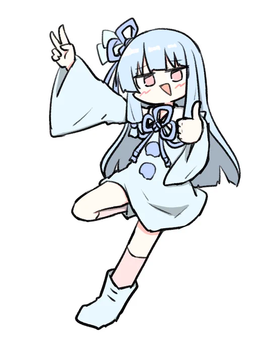 謎ポーズ葵ちゃん 
