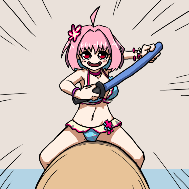 夢見りあむ 「秘剣を白日の下に晒してしまう夢見りあむさん 」|おいもたろうのイラスト