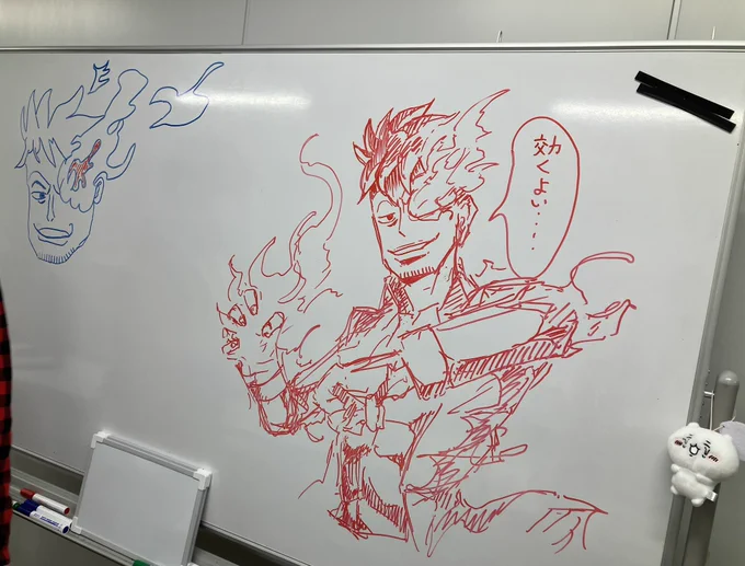 生徒に描いてって言われた不死鳥マルコ 