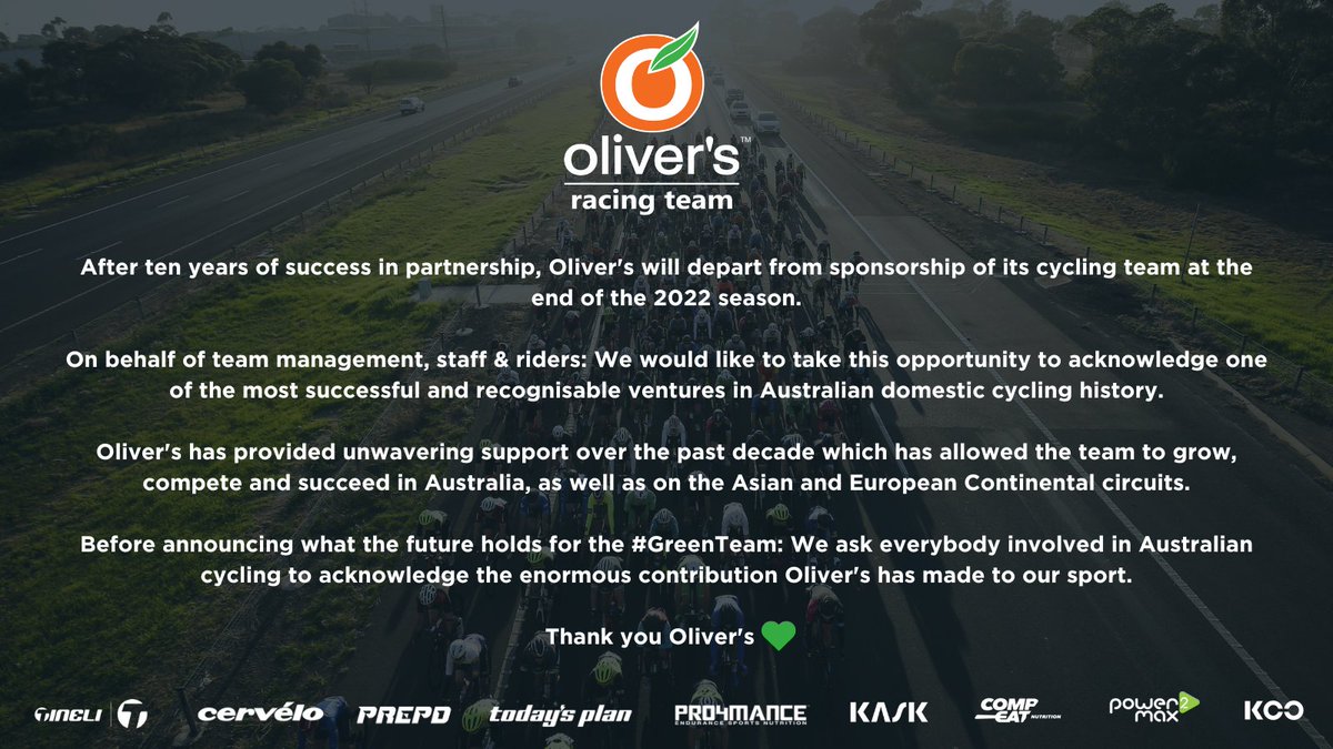 Oliver's Real Food Racing (@oliversracing) on Twitter photo 