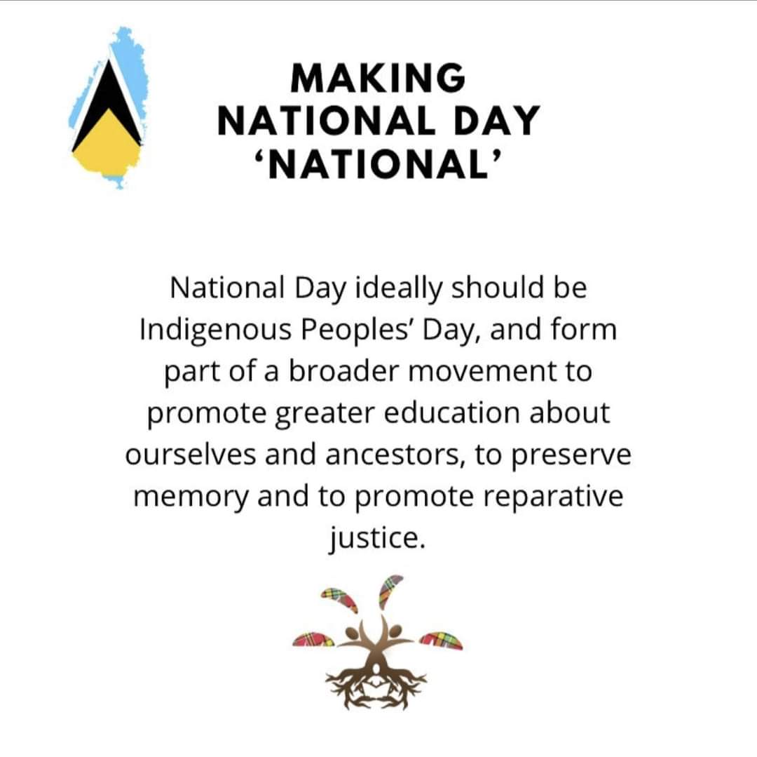 RhyesaJ's tweet image. Let us strive to make National Day truly 'national'. 

#SaintLucia
#NationalDay
#FirstPeople
#Reparations