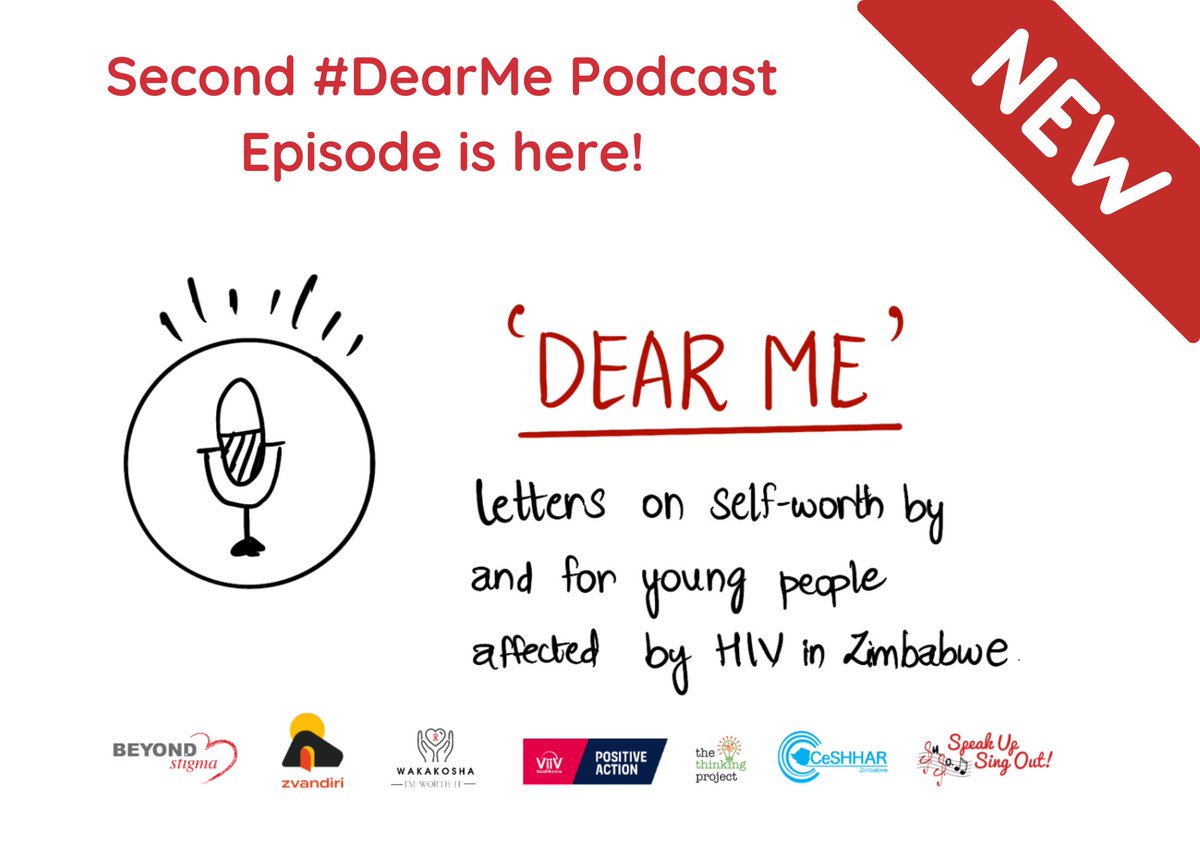 zvandiri's tweet photo. The 2nd episode of the #DearMe #Podcast series is here!! This series contains a unique set of #letters &amp; #poems written by #AYPLHIV.
Thank you for being part of this journey &amp; let us know what you think!

Watch the #secondepisode here: https://t.co/VLQpGxv9lV
#Wakakosha https://t.co/YmtEEBiutd