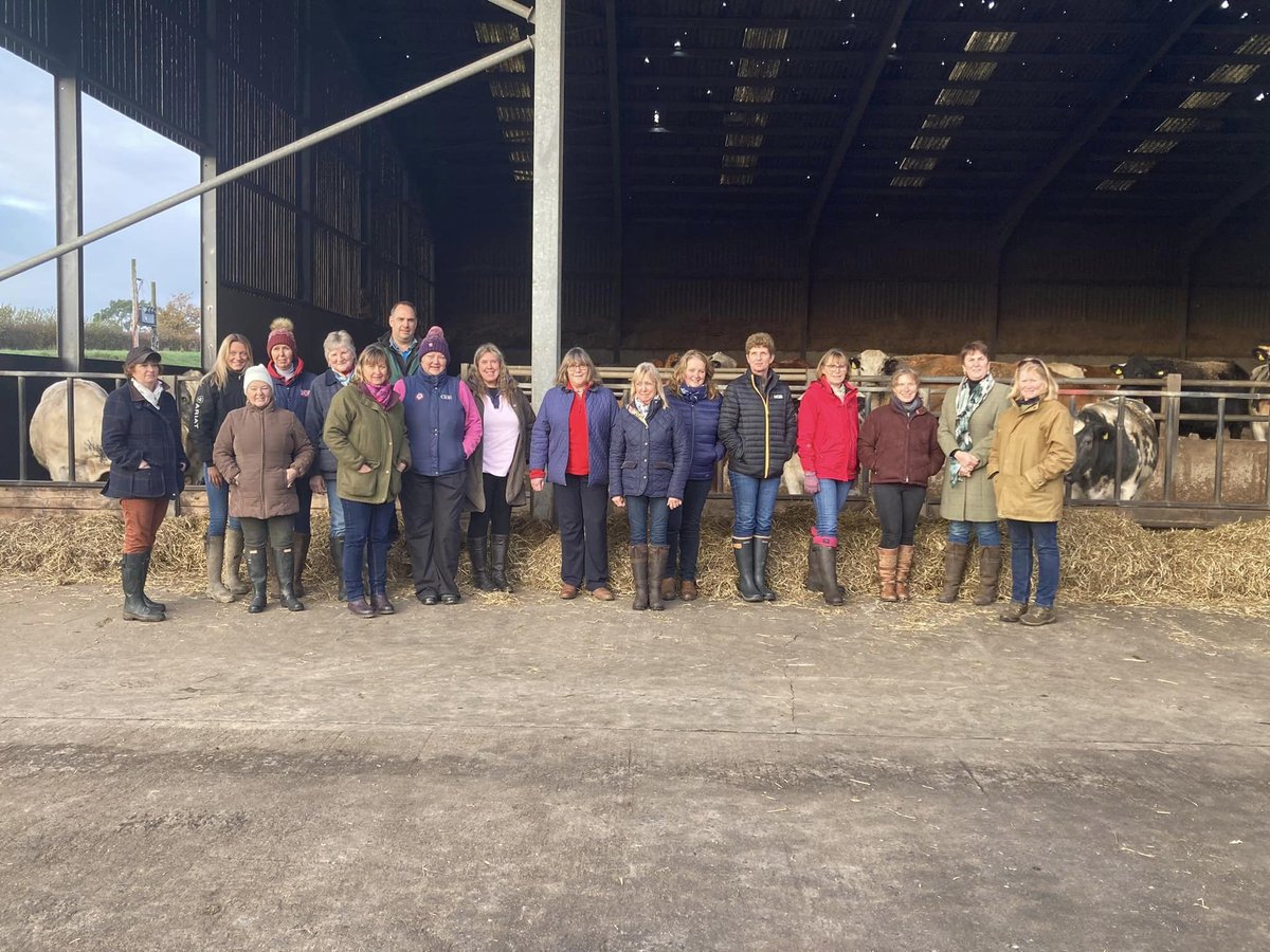 Women in Farming visit to a beef unit in East Devon. An enjoyable afternoon away from the farm, lunching at <a href="/dartsfarm/">Darts Farm</a> and cake @greendalefarmshop