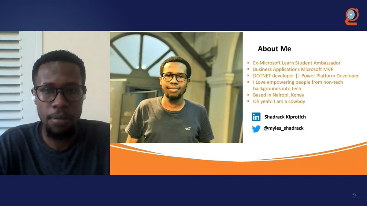 CsharpCorner's tweet photo. #GlobalAIStudentConference - @myles_shadrack is live now and talking about AI Builder in Power Platform.
Live streaming at https://t.co/6yzvY4phKh
@GlobAICommunity #GlobalAICommunity #Student #AI #Community #PowerPlatform #AI https://t.co/8JT0gxpNj1