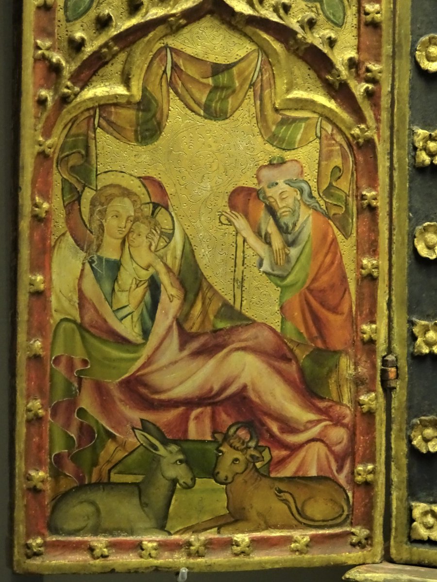 mari_iga's tweet photo. 《キリストの降誕》
聖遺物祭壇の部分
ケルン 1340-50年頃
バイエルン国立博物館
#AdventWeek3 https://t.co/xcz6N9qx1s
