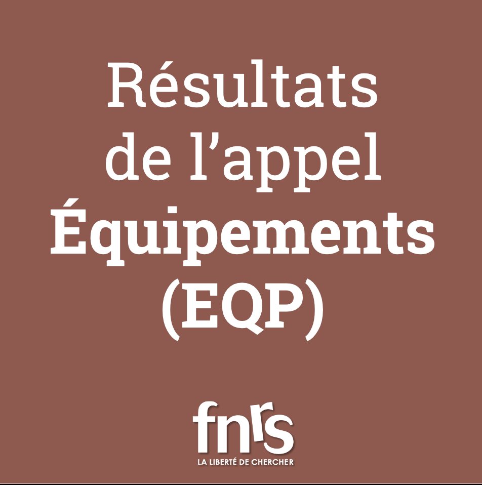 frsFNRS's tweet photo. 📣 Résultats : 21 Crédits d'équipement octroyés par le FNRS ! 📣

➡ Ce 13 décembre 2022, le Conseil d'Administration du FNRS a octroyé 21 Crédits d'équipement.

➕ Retrouvez la liste complète des octrois EQP sur notre site : https://t.co/eDQJt6BC5P https://t.co/XYpk4Z3B22