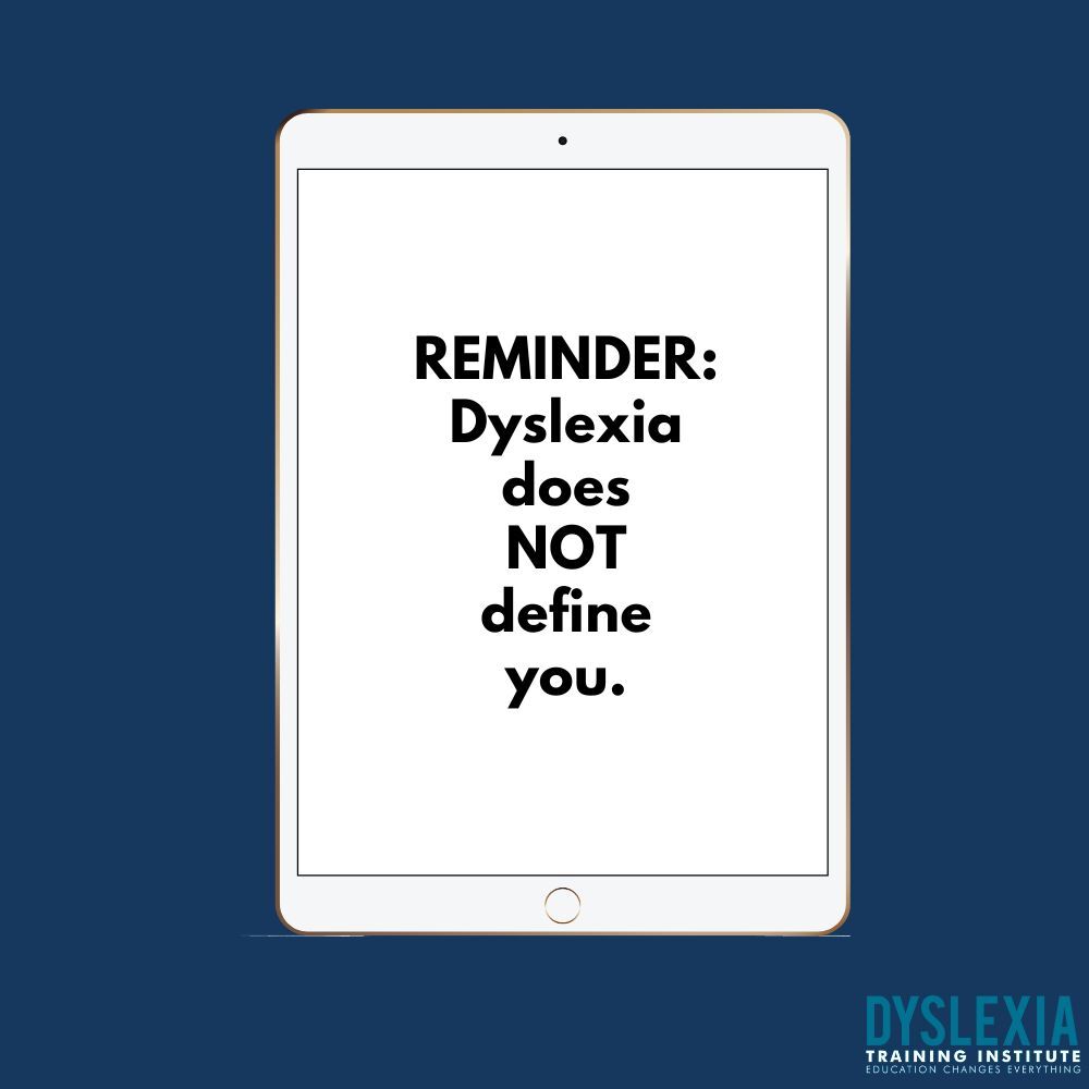 DyslexiaTrainer's tweet image. Just in case you need a reminder...you are so much more than dyslexia. #dyslexia
