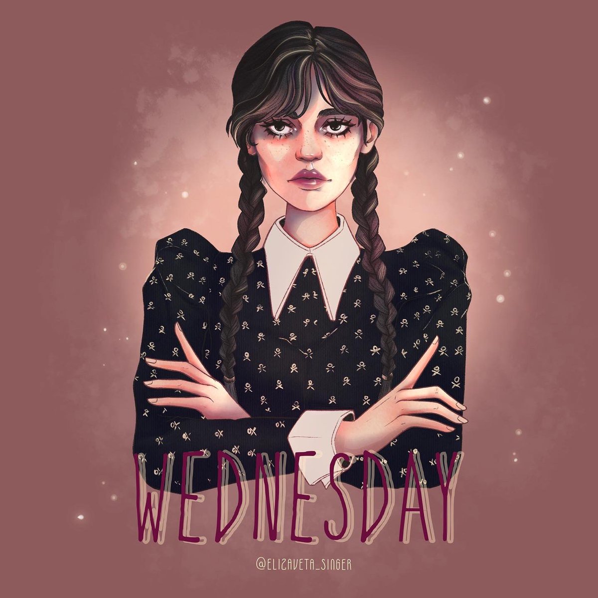 ms_LoryS's tweet photo. Wednesday 
🖤💀🥀
#wednesdaynetflix #wednesdayaddams #artwork #wednesdayfanart https://t.co/Z4SfpKYS4g