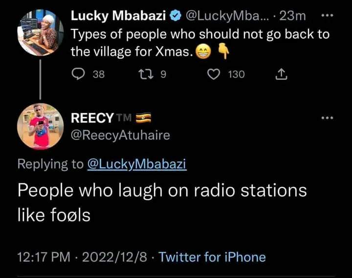 Ugandans can be violent.