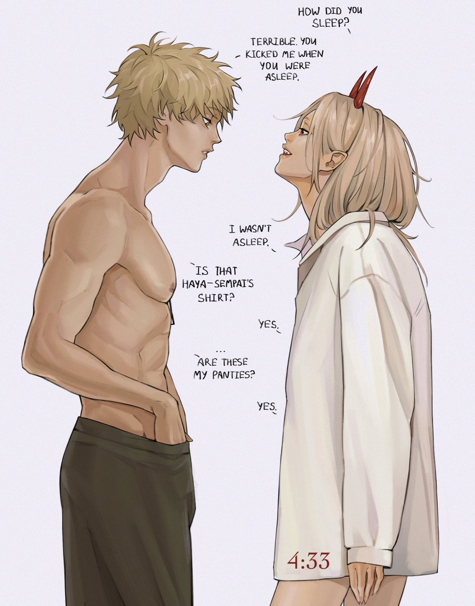 keep testing his patience #chainsawman