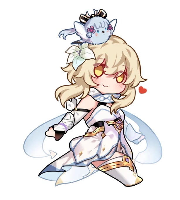 Lumine Ayaka and furballs 