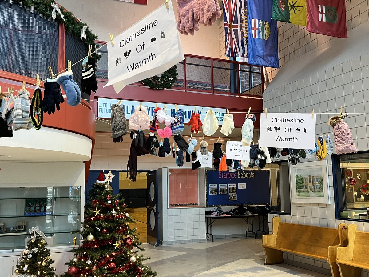 Blantyre PS is showing Kindness and Caring in practical ways; through our toy drive, clothesline of warmth and socks 4 souls drive.  Thank you for your kindness and generosity <a href="/LizBHolder/">Liz Holder</a> <a href="/LC3_TDSB/">TDSB LC3</a> <a href="/Vasukitdsb/">Vasuki Murphy</a>