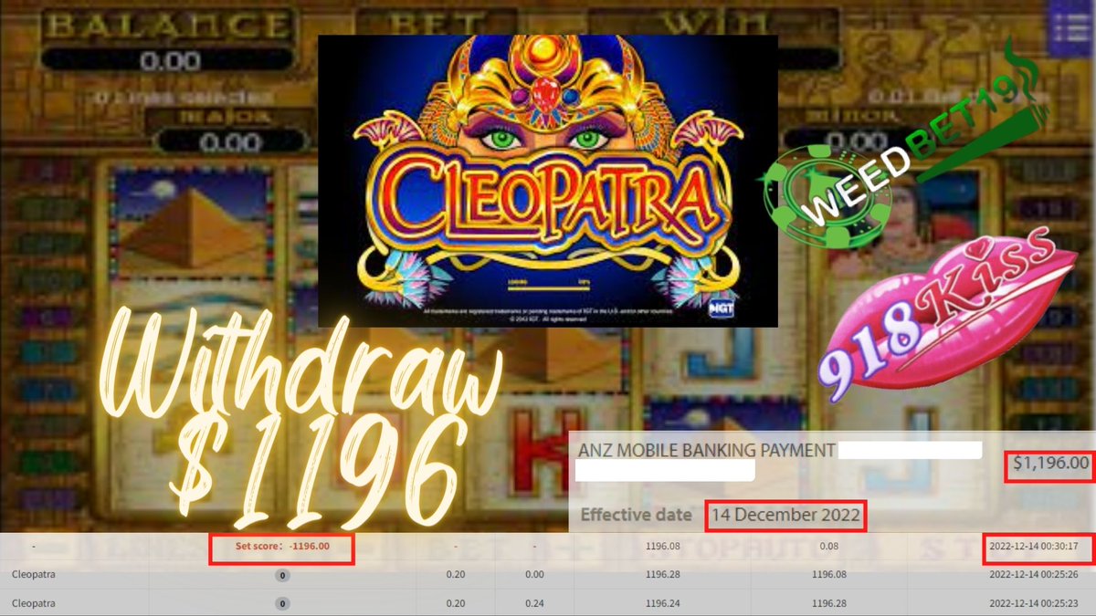 weedbet19's tweet photo. 🎉Congratulation To Weedbet19 Member Get Withdraw🎉
💨 Platform : 918kiss
💨 Game : Cleopatra
💨 Deposit : $180
💨 Withdraw : $1196
Join us now and become the next winner💓
WhatsApp CS1 : https://t.co/bORMXkOe2s https://t.co/tFyfMDavJ7