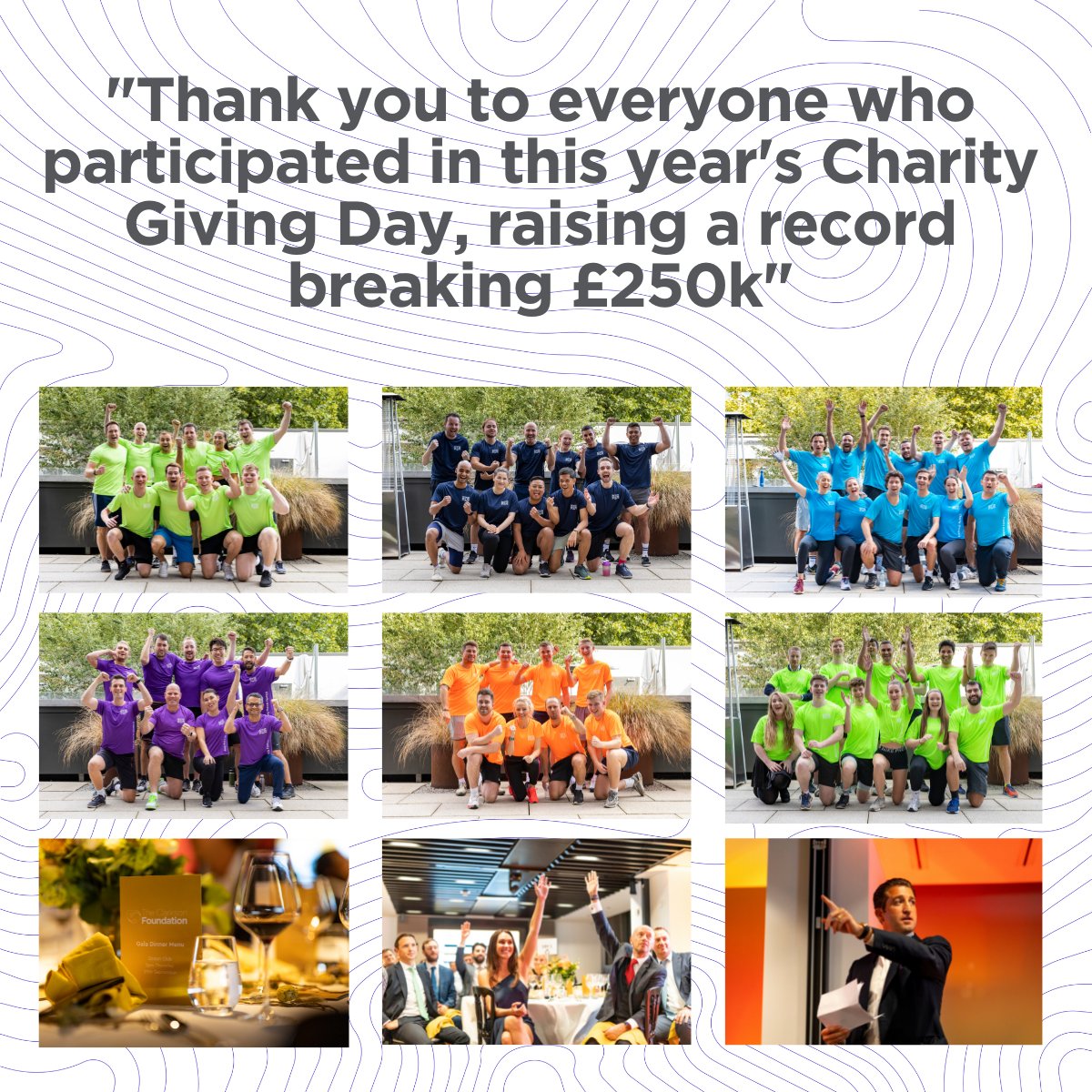 This year’s Charity Giving Day event was a record-breaker for Clarksons. The annual fundraiser is a great way for our staff to get together and actively contribute towards such inspirational causes. We are already looking forward to planning next years' event.​ #Charity #Giving