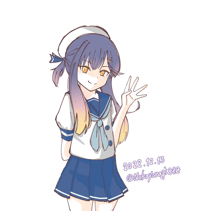 小遣いをせびる悪い子#艦これ版深夜の真剣お絵描き60分一本勝負#艦これ版真剣お絵描き60分一本勝負_20221213 