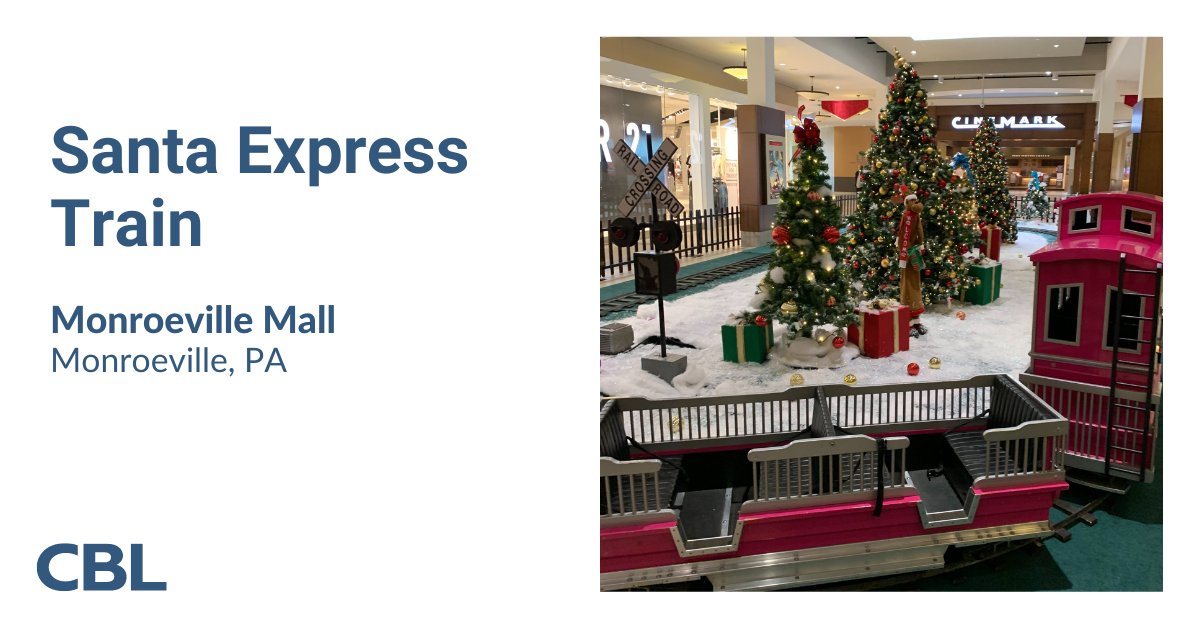 The Santa Express Train is currently open at our Monroeville Mall in Monroeville, PA, filling guests with the magical feeling of the holiday season. We are excited to continue to elevate their experiences with different options every year!
