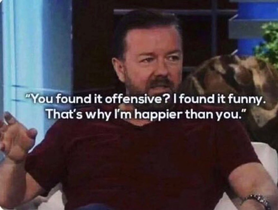 RT @feeonline: Is Ricky Gervais right? https://t.co/sB0GFYgYpB