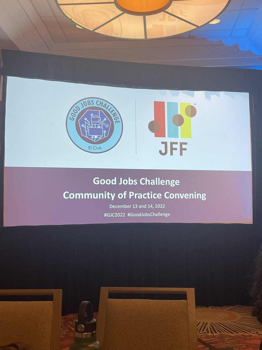 Excited to kick off this exciting work with the @jfftweets team, our partners at @US_EDA, and the amazing grantees of the #GoodJobsChallenge. #GJC2022