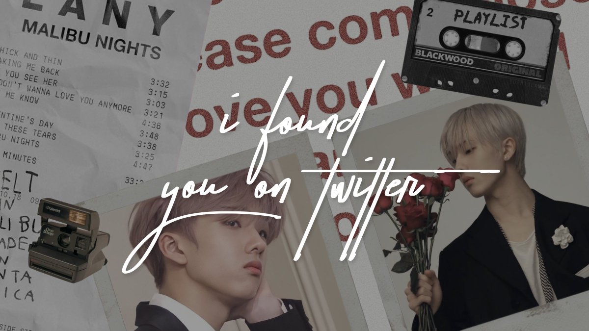 ï found you on twitter

; jisung few tweet au
by menuäleis.