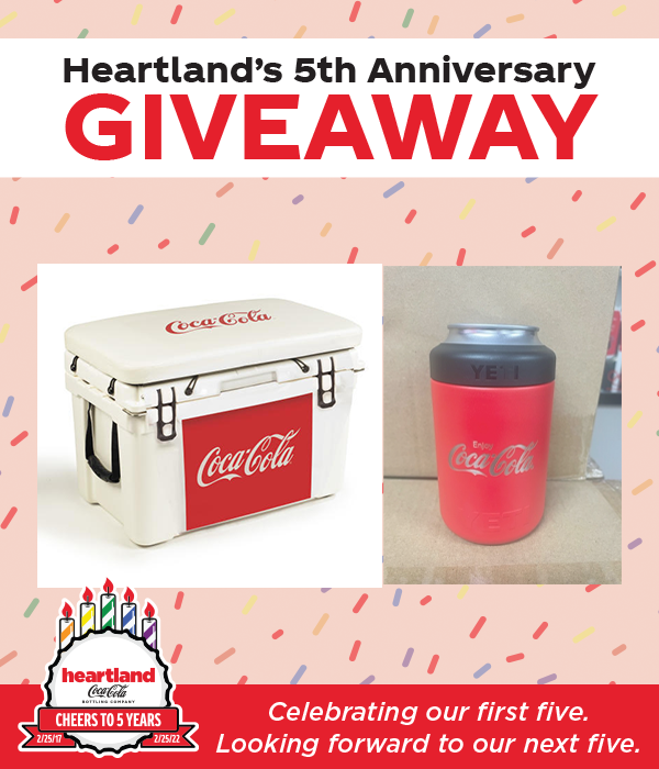 To celebrate our 5th anniversary, we've been giving away prizes all year long! For our 5th and final giveaway of 2022, one lucky winner will receive a Medium YETI Coca-Cola Cooler &amp; (2) YETI colsters Giveaway! Click the link for your chance to win! bit.ly/3BsRvpV