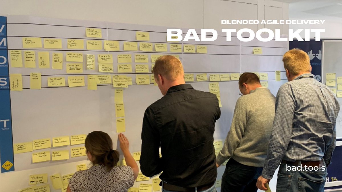 Rapid, Repeatable, Predictable, Delivery, or RRPD blueprint gives teams the ability to create a lean but structured IT delivery capability supported by an agile strategic planning framework.

Find out more about our toolkits and blueprints at bad.tools