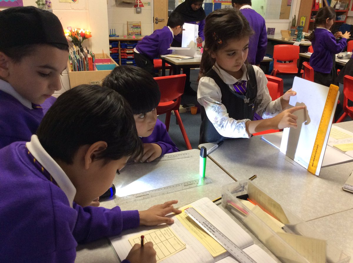 KingsleyLpool's tweet photo. How does the size of shadows change as an opaque object moves away from the light source? #Kingsleyyear3 developed their own investigation this afternoon! #kingsleyscience #class3c #class3b #class3mπ‘ https://t.co/WM5UXv2uWw