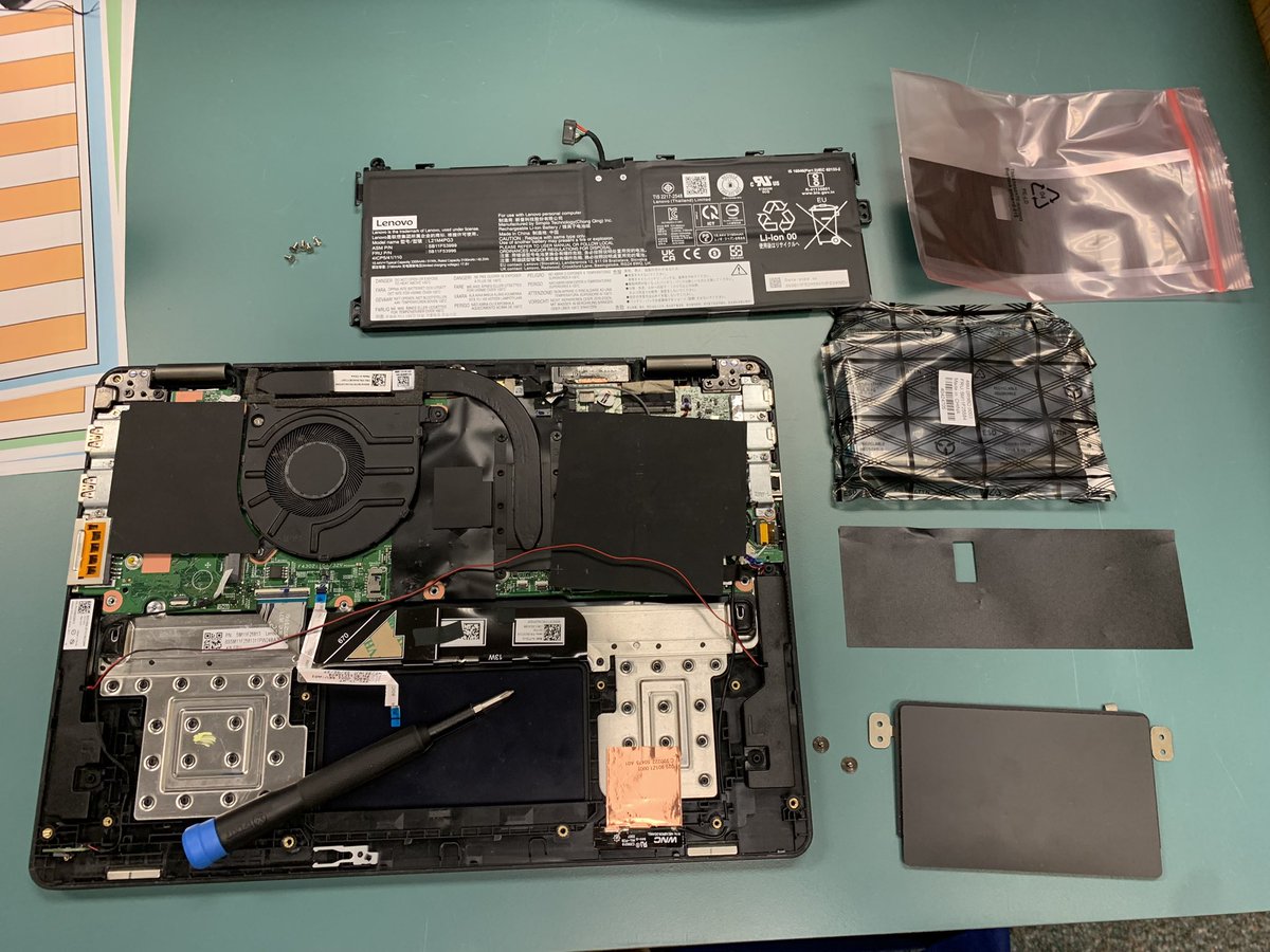 FormerlyTekNick's tweet image. Out with the broken and in with the new! #cbsdtech