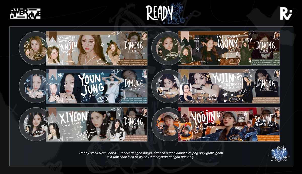 RTS are appreciated !!!

Halo, saya ada Ready stock gg dan bg (sisanya ada di bawah) dengan harga 18k/each sudah termasuk ganti text. Pembelian max 2/acc. 

Bisa diorder besok (14-12-2022) jam 19.15 WIB ke acc <a href="/riverkives/">River</a> 

Terima kasih!! #zonauang #zonaba