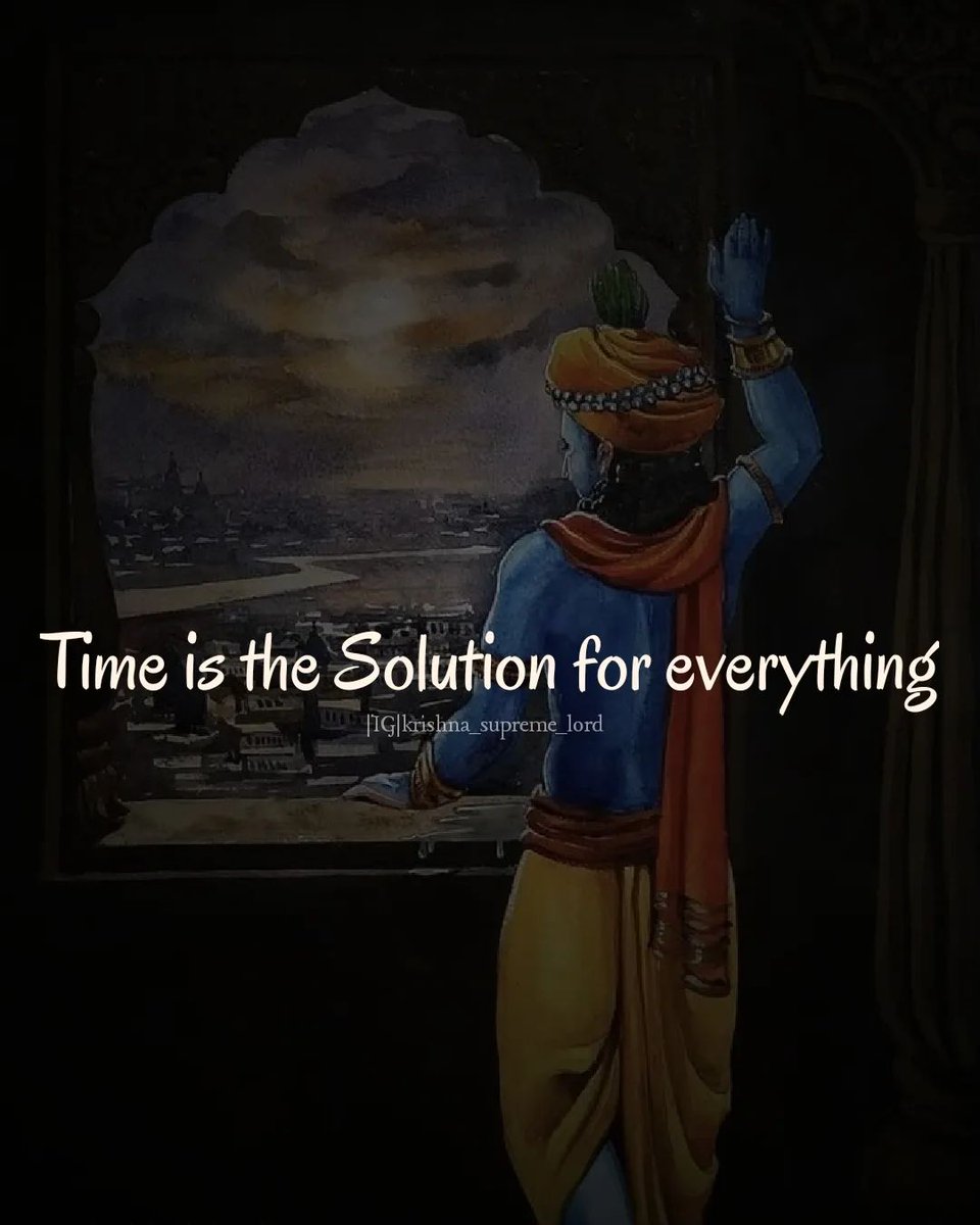 KrishnarQuotes's tweet photo. Time is the solution for everything 💯

#harekrishna #Krishna https://t.co/nXlTheEpEM
