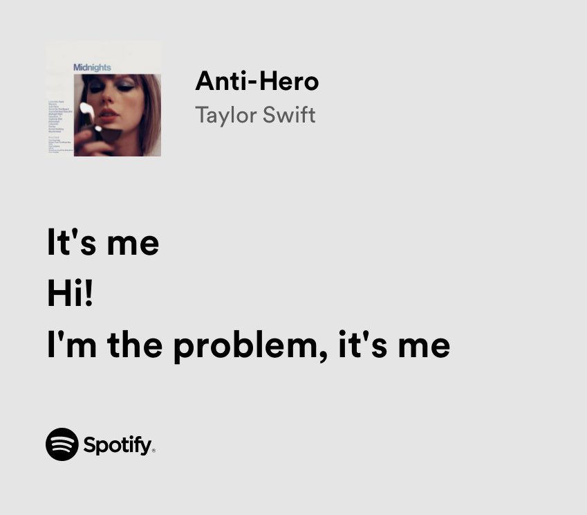 taylor swift / anti-hero