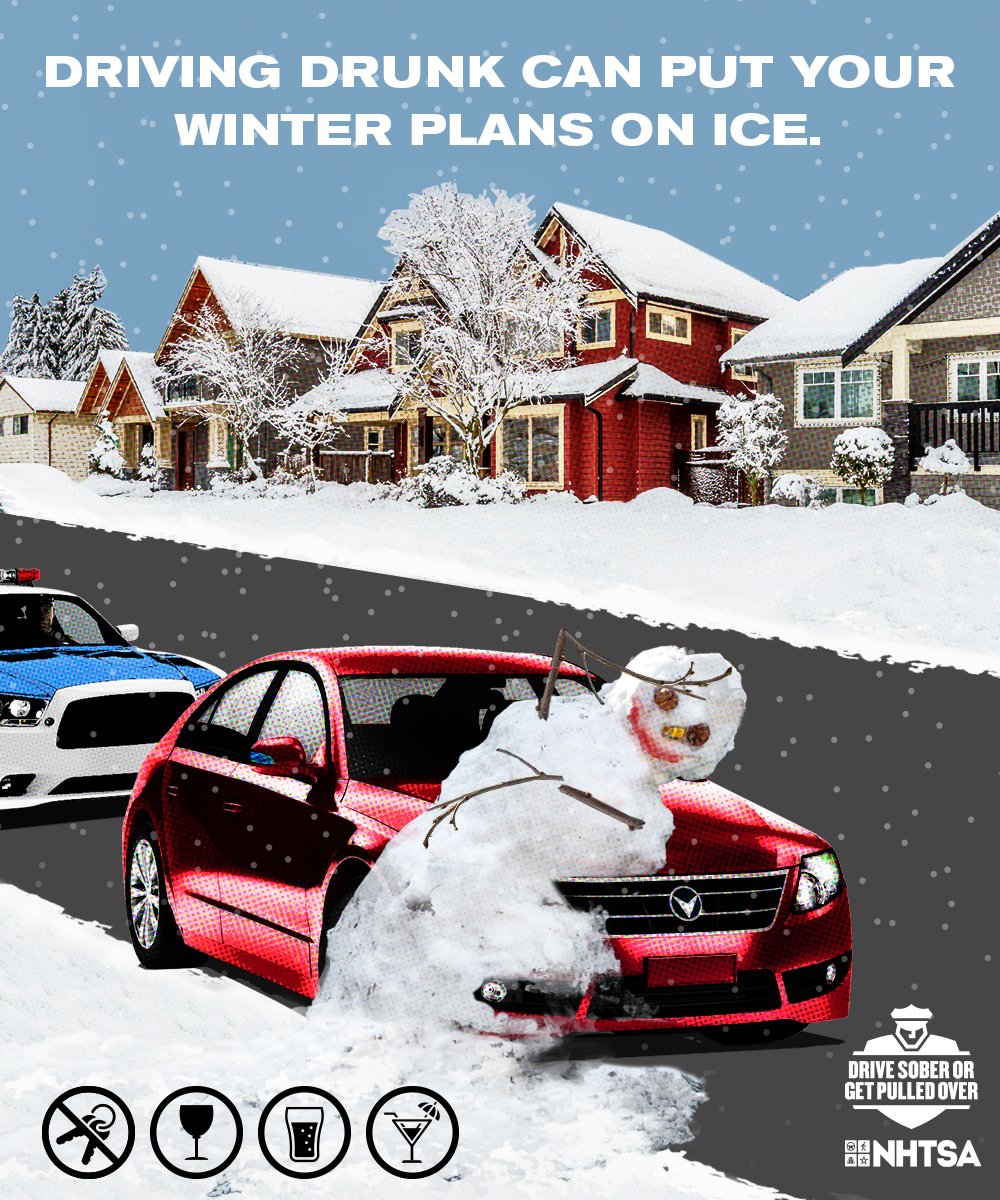 Keep your season merry and bright ✨. #DriveSober or Get Pulled Over
