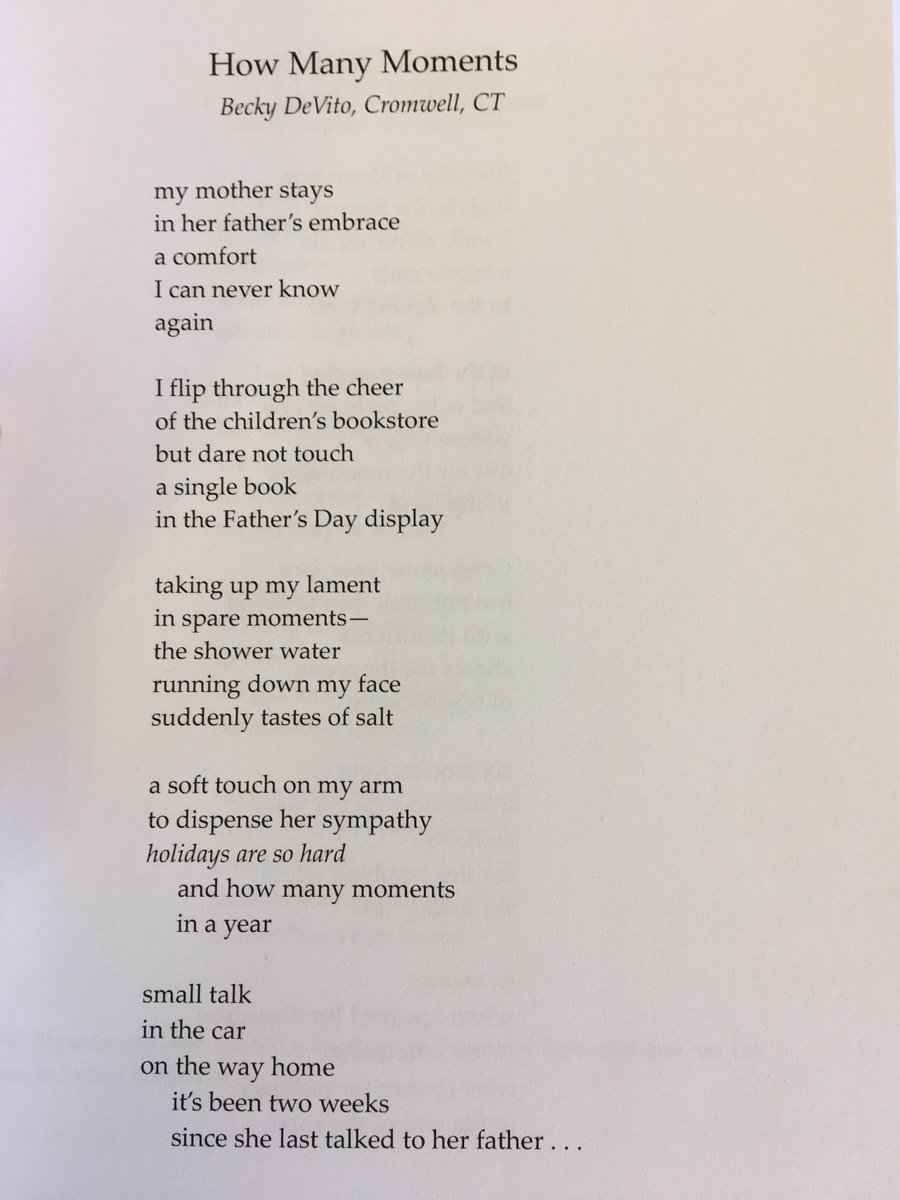 I was so happy to see a #tanka sequence I wrote in print today. Writing #poetry has been an integral part of my #grieving process. Ribbons: Tanka Society of America Journal, vol. 18 (3), 67. #micropoetry #poetrytherapy #artheals #poetryheals #selfcare #mentalwellness #healing