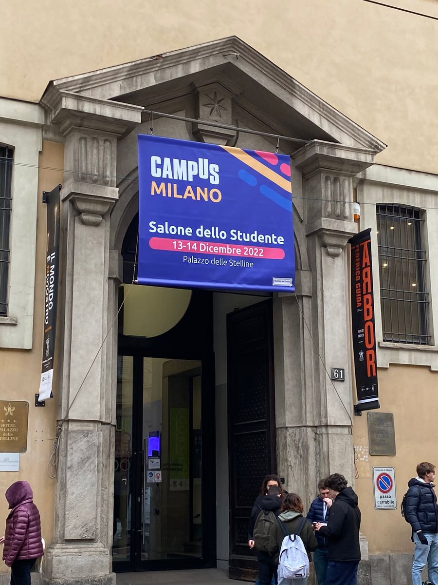 Oggi e domani al @salonedellostudente