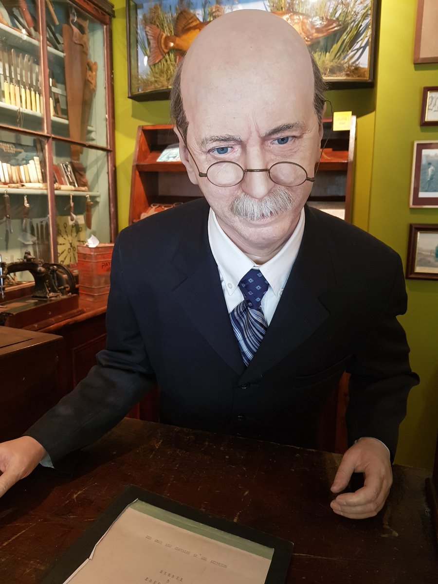 KingJohnsHouse's tweet photo. If you visit our Museum, you can meet this fine gentleman, William Frederick Moody. He was the last owner of the old gun shop, which now houses both our Museum and the wonderful @moreTestValley. Mr Moody is our #TweetSubject this week. #MoodyHistory @Visit_Romsey @VisitTestValley https://t.co/Vo20yYL2EH