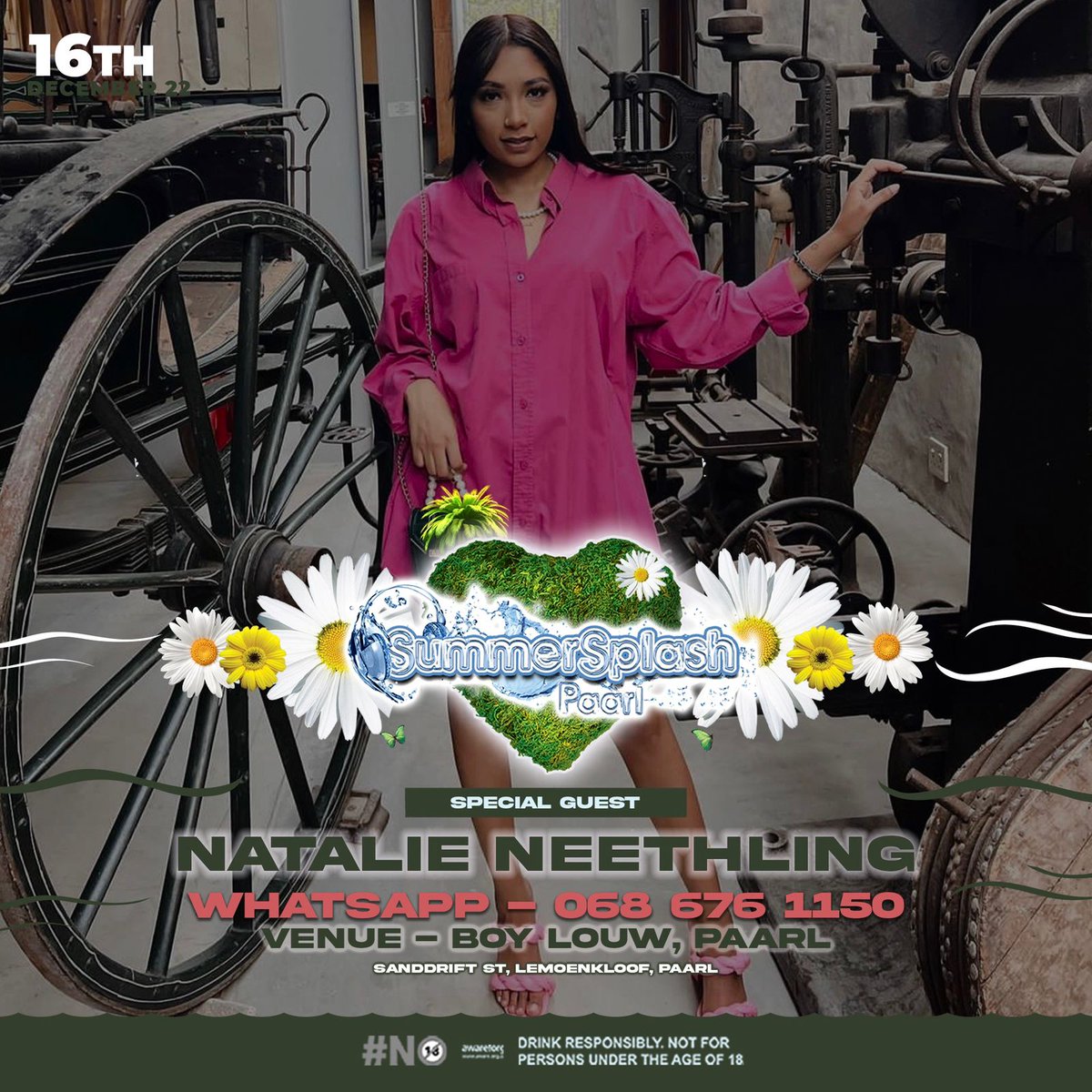 SummerSplashPrl's tweet photo. Live performance by 
@djzinhle @earlybmusic @youngstacpt @twinzspin
@djdrjules @iamjustinvega @djkixi @jmd_dj_  @seve_musickid @ivbeats @cheswyn_r  @iamdjavon  @numonic_sa @neil.karsten @diggy.cpt 
Venue - Boy Louw, Paarl. Sanddrift St, Lemoenkloof, Paarl
@SummerSplashPrl https://t.co/6kmdp0OsRZ