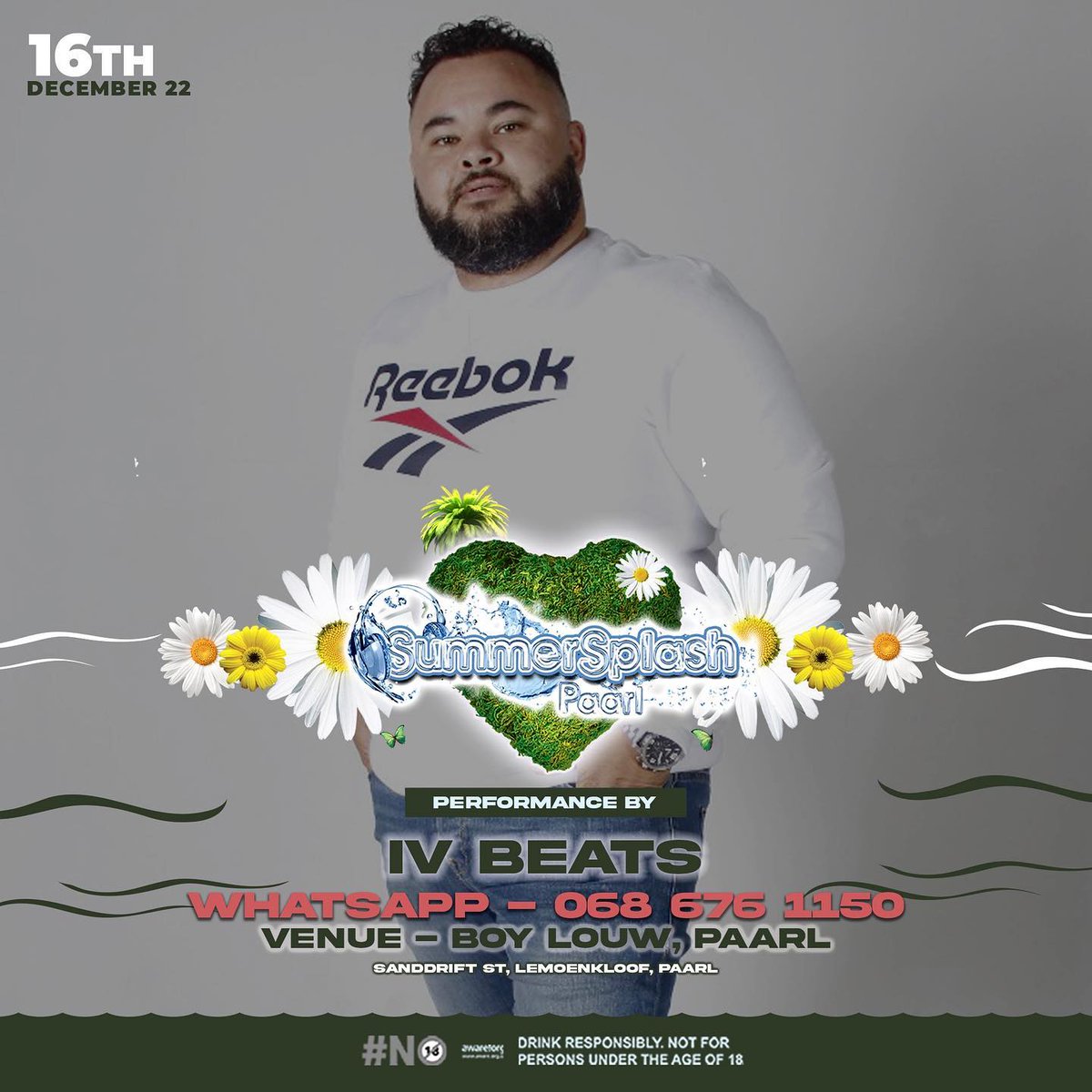 SummerSplashPrl's tweet photo. Live performance by 
@djzinhle @earlybmusic @youngstacpt @twinzspin
@djdrjules @iamjustinvega @djkixi @jmd_dj_  @seve_musickid @ivbeats @cheswyn_r  @iamdjavon  @numonic_sa @neil.karsten @diggy.cpt 
Venue - Boy Louw, Paarl. Sanddrift St, Lemoenkloof, Paarl
@SummerSplashPrl https://t.co/ZiXgoN8w0L
