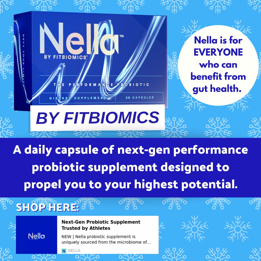 Looking to be more active this new year? Meet Nella!

Nella is designed to pursue healthy lifestyles. Benefits include digestion/bowel movements, energy, and sleep.

Want to learn more? Follow them on Twitter, and order using this link: nella.fitbiomics.com/?utm_source=mu…

#Fitness #XMAS2022