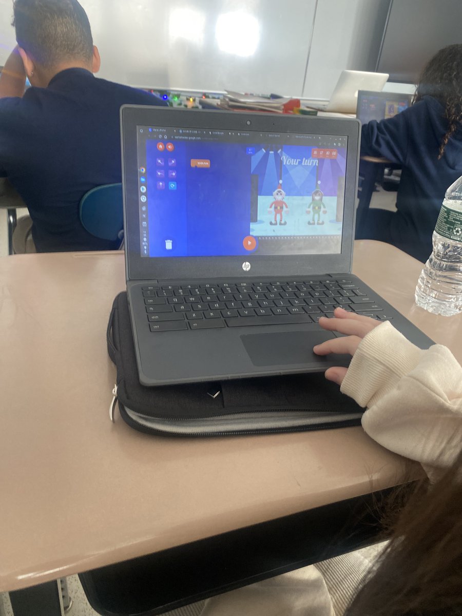 WWWildcatPride's tweet image. 7th Graders participated in Ms DeFilippo&apos;s HOUR OF CODE event.   Students enjoyed coding Santa&apos;s elves to have a holiday dance party. @BPSTechDept1 @BayonneBOE 

#HourOfCode #CSEdWeek2022