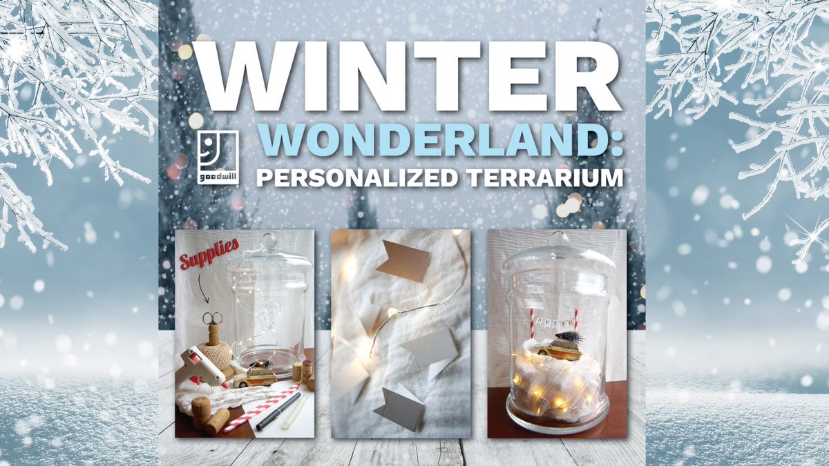Create your own little winter wonderland with some help from Goodwill! Perfect as a unique gift, or for holiday decor: bit.ly/2BCyUu3 ❄️ #GoodwillFinds

goodwill.org/blog/shop/wint…