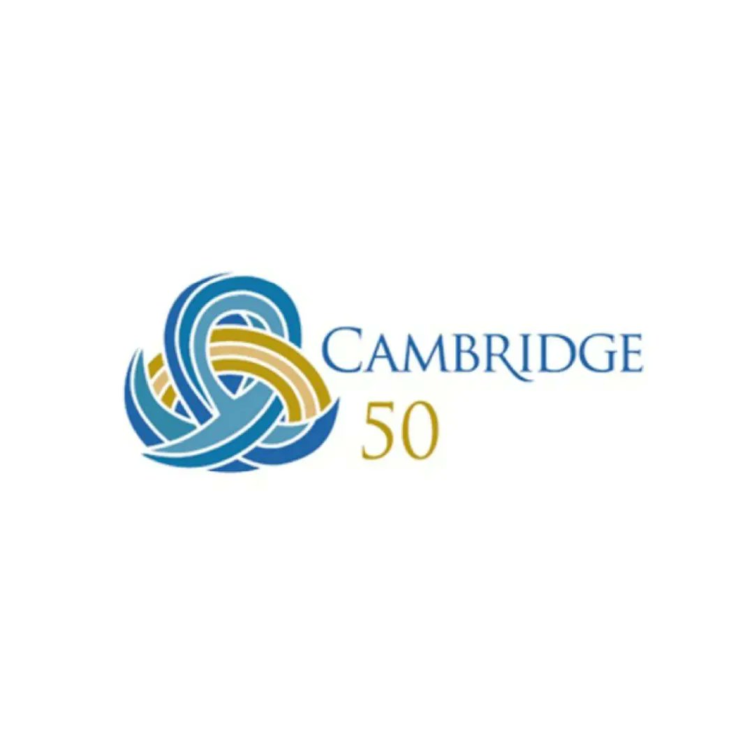 The city of Cambridge has a new logo for their 50th anniversary, and it’s been designed by students in the region.

The winning #logo was designed by talented Conestoga College graphic design students Julia and Keri. Read more about the new logo here buff.ly/3H2gpju.