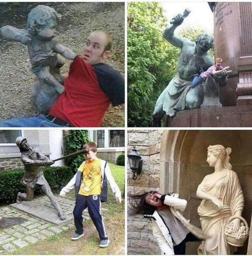 marisastio's tweet photo. @Reuters ...Or they turn into statues? https://t.co/MAwTyAEc7n