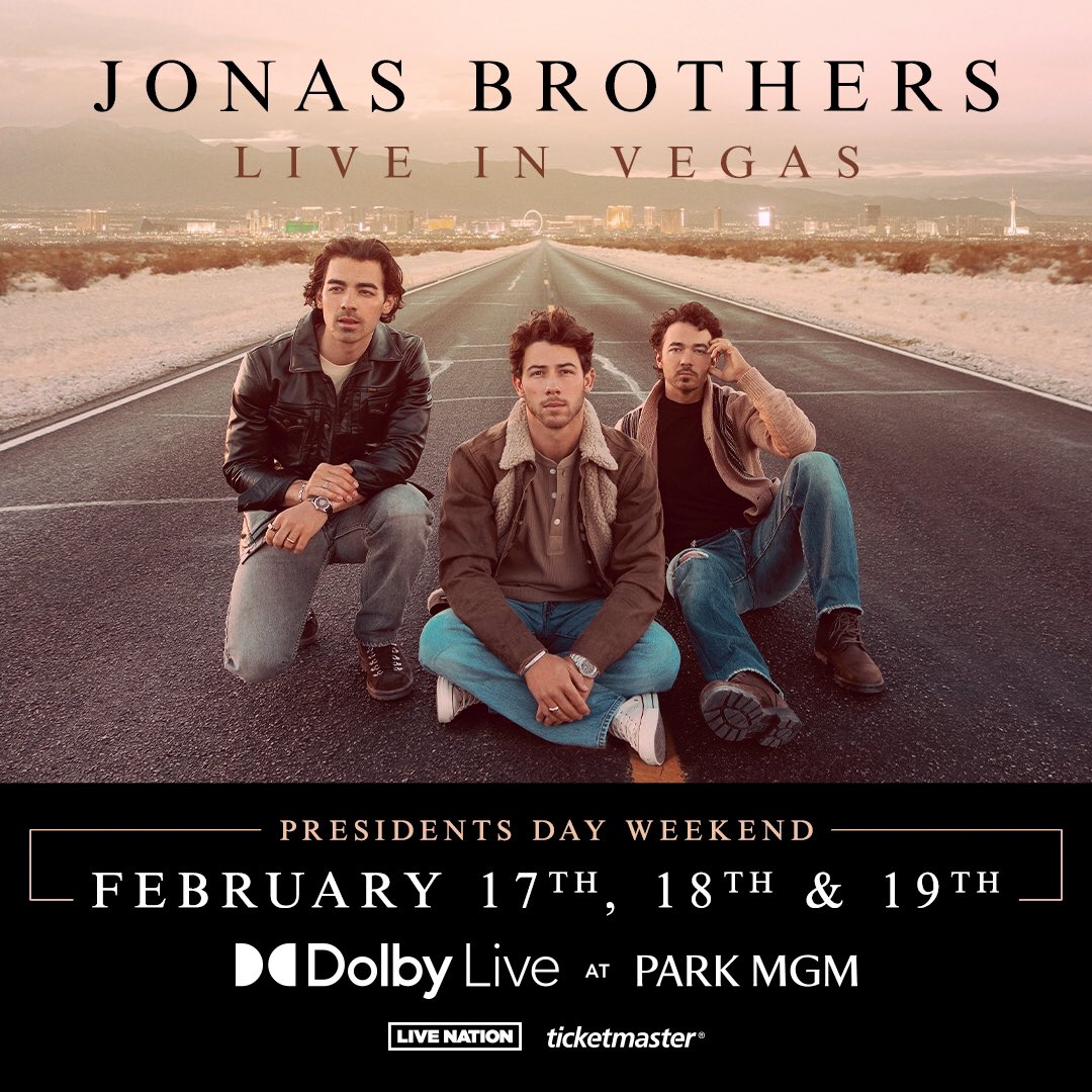 We couldn't be more excited to start sharing everything we're planning for 2023 and 3 more shows in Vegas is the perfect way to kick things off 😏We're back at Dolby Live at Park MGM this February!! Presale starts tomorrow at 10 AM PT. Grab your tickets and we will see you there!