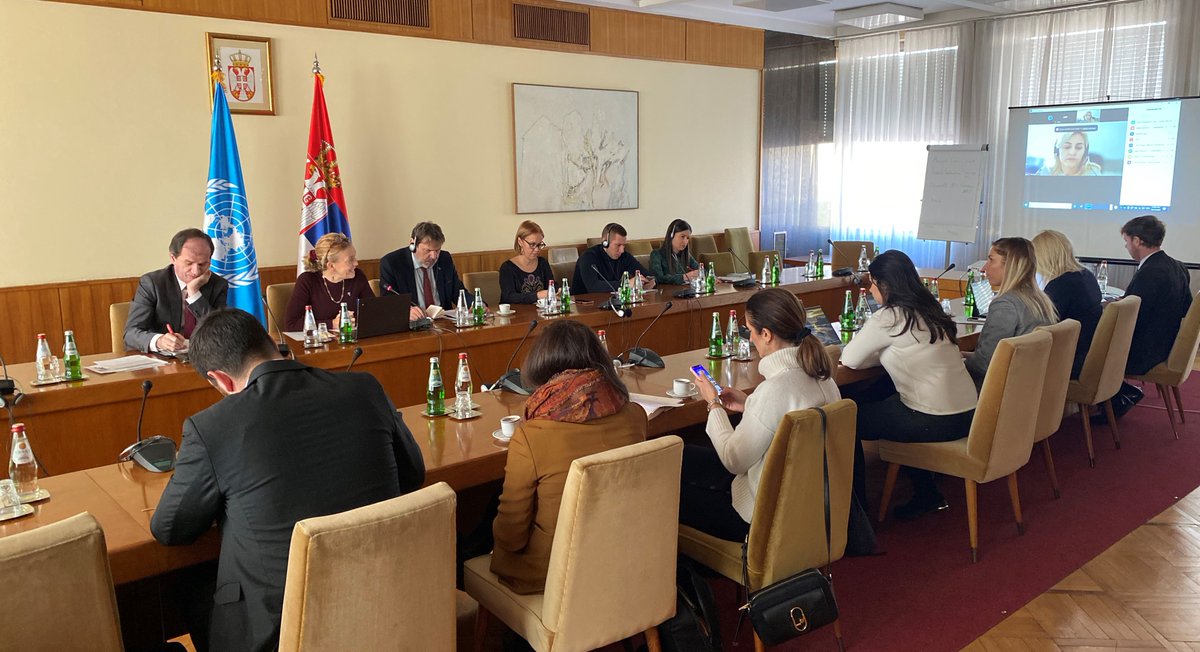 UNSerbia's tweet photo. 1⃣ Serbia board of the joint regional
@UNPeacebuilding funded project on youth. Looking forward to bring together young people in #Serbia & region in building trust & mutual understanding - as agents for positive change in their communities, and beyond. #futureisYOUth #YoUNivers https://t.co/TzXgJRN9Zx