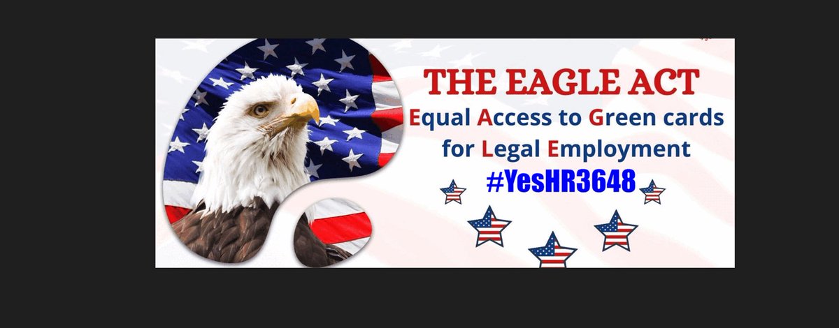 Pass #EagleAct , Vote #YesHR3648 This is about thousands of Tax paying Employment based immigrants & families, already inside the USA and serving the nation since over a decade. They are already here and has approved GC petitions, but stuck in backlog due to birth origin caps.