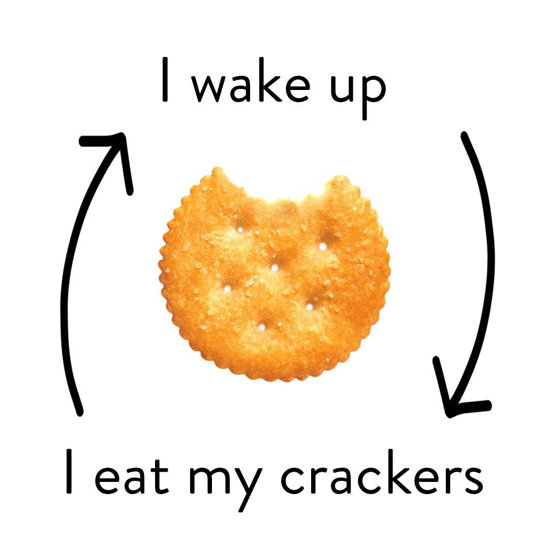 Ritzcrackers's tweet image. another day