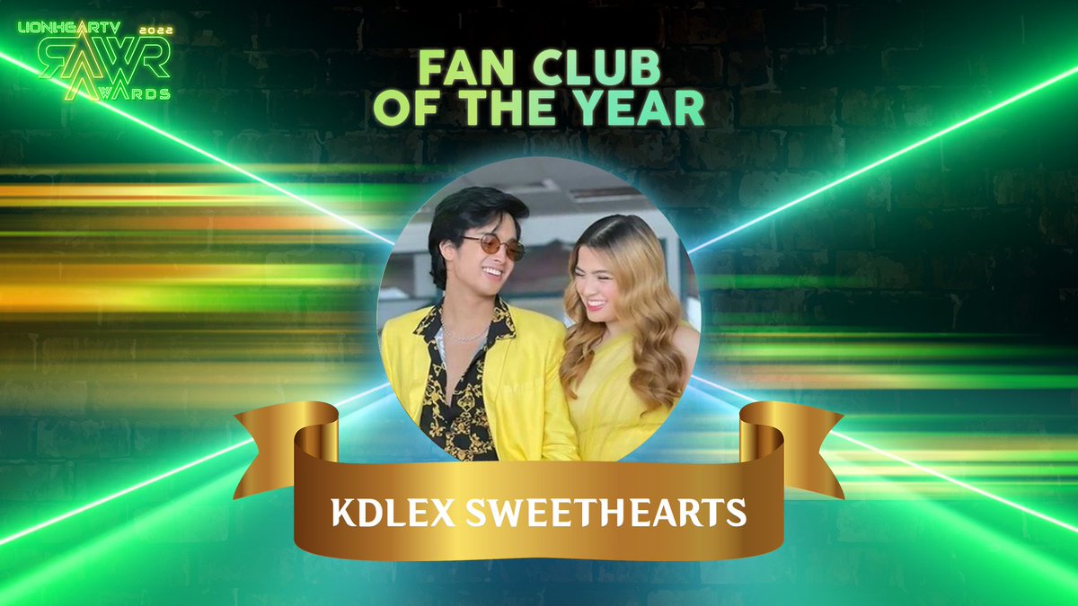 kumuPH's tweet photo. Rawr: How many awards? 
KDLex: YES 

Fan club of the year! Congratulations sweethearts! 

KDLEX DOMINATES RAWR
#RAWRAWARDS2022  #kumuph 

https://t.co/oRIN5yXaG5 https://t.co/LyjxSLpAhB